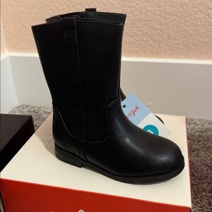 Girls size 8 black boots